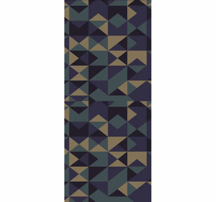 Geometric Pattern Blocks modern blind - TenStickers