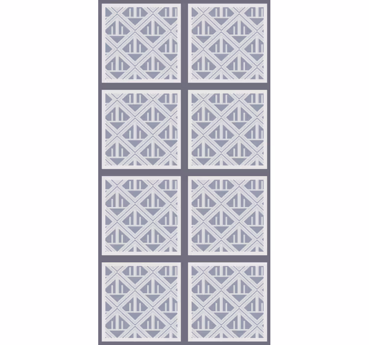 Geometric Patterned Sections modern blind - TenStickers
