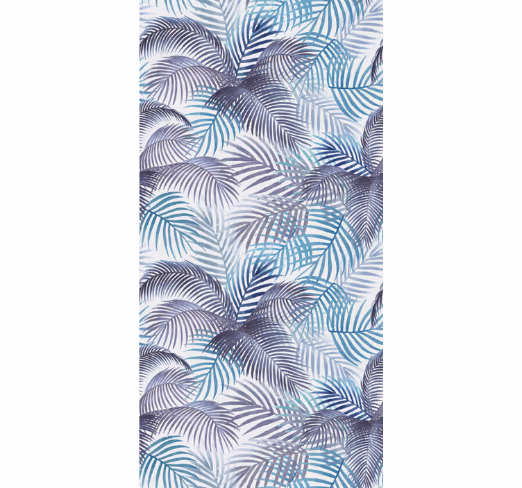 Tropical Leaf Theme blind flowers and plants - TenStickers
