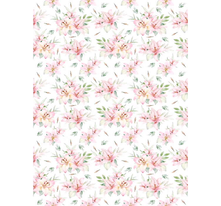 Lush Floral Patterns blind flowers and plants - TenStickers