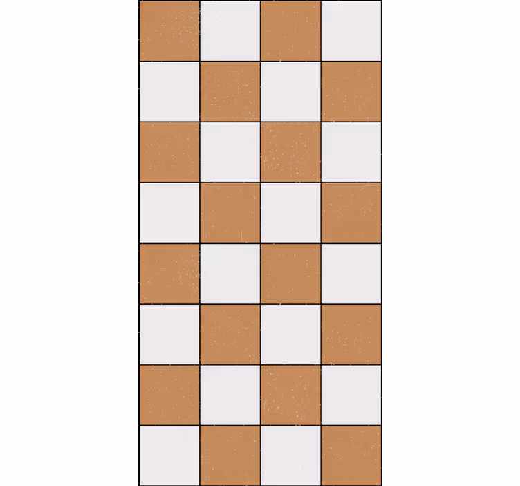 Pattern roller blind checkerboard design - TenStickers