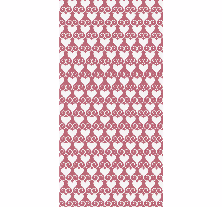 Hearts and Swirls love blind - TenStickers