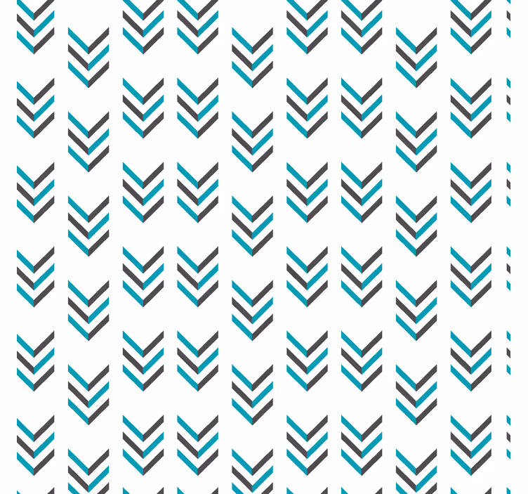 Blue arrows Nordic blind - TenStickers