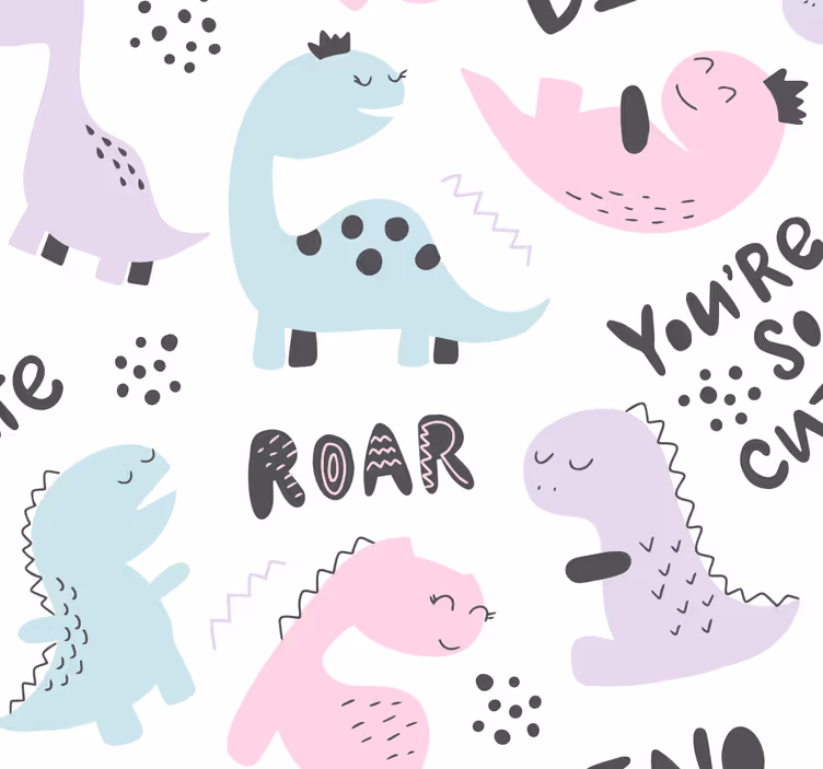 Princess dino Dinosaur blind - TenStickers