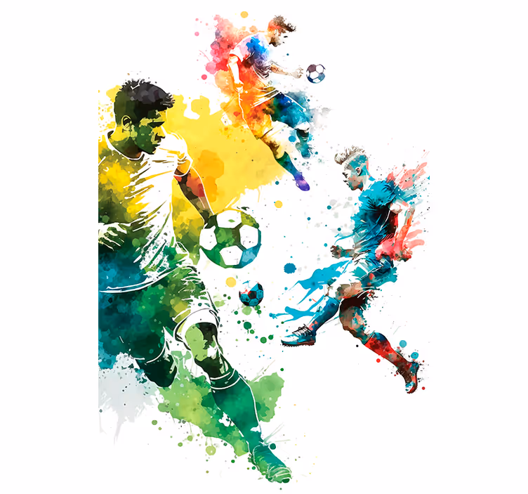 Sport in action football blind - TenStickers