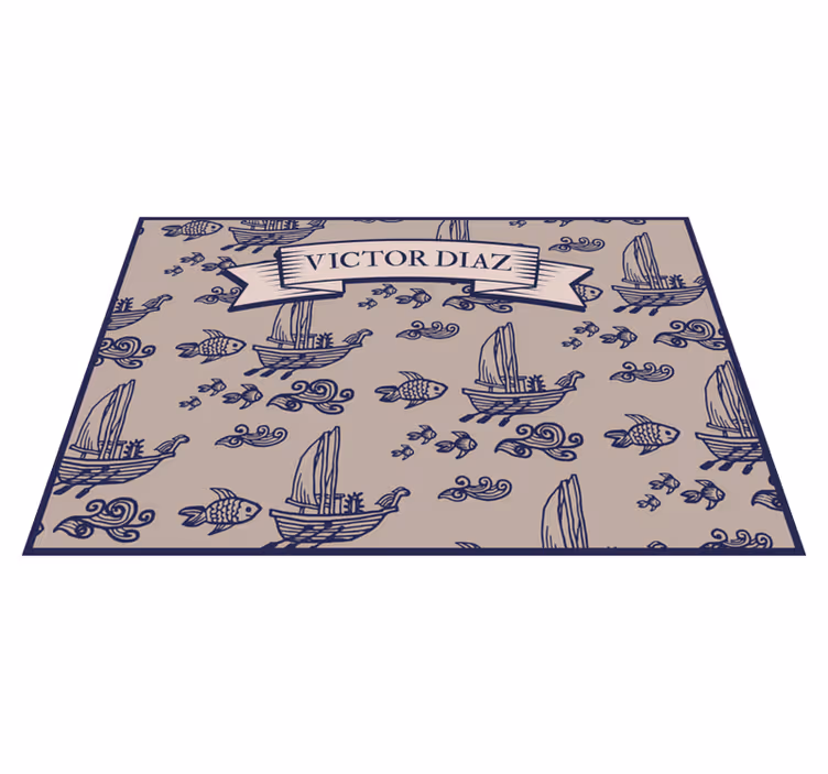Original placemats sailing theme design - TenStickers