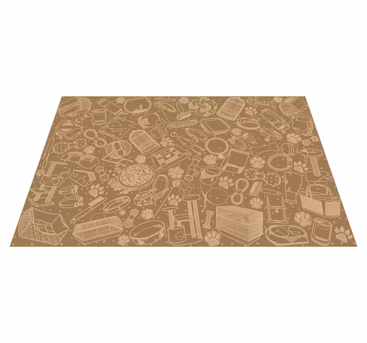 Textured placemats for detailed kitchen decor - TenStickers