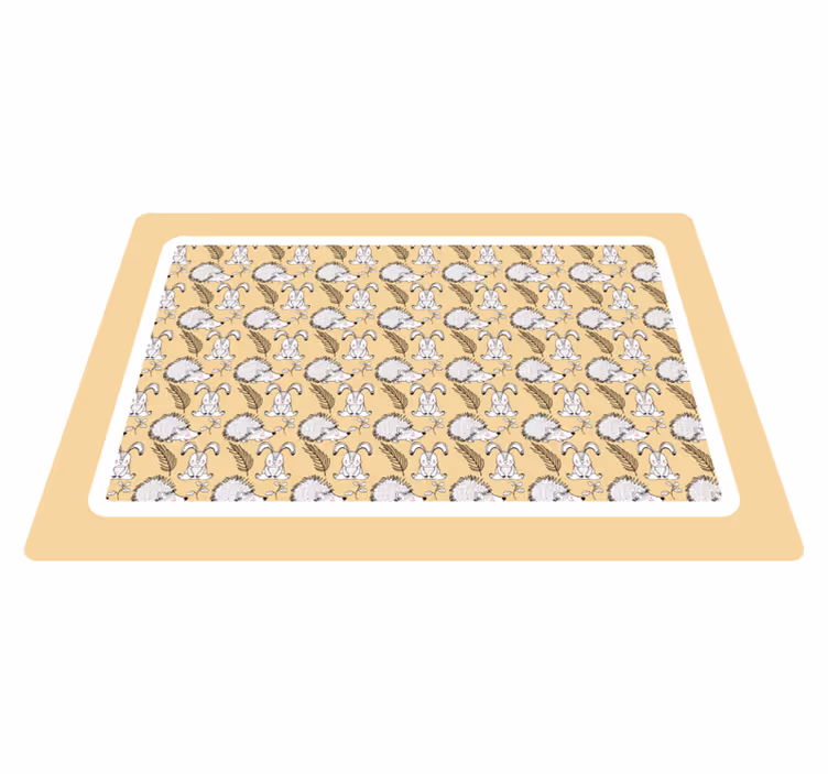 Children placemats with adorable cartoon designs - TenStickers