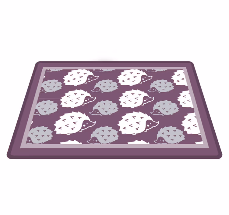 Original placemats with hedgehog texture - TenStickers