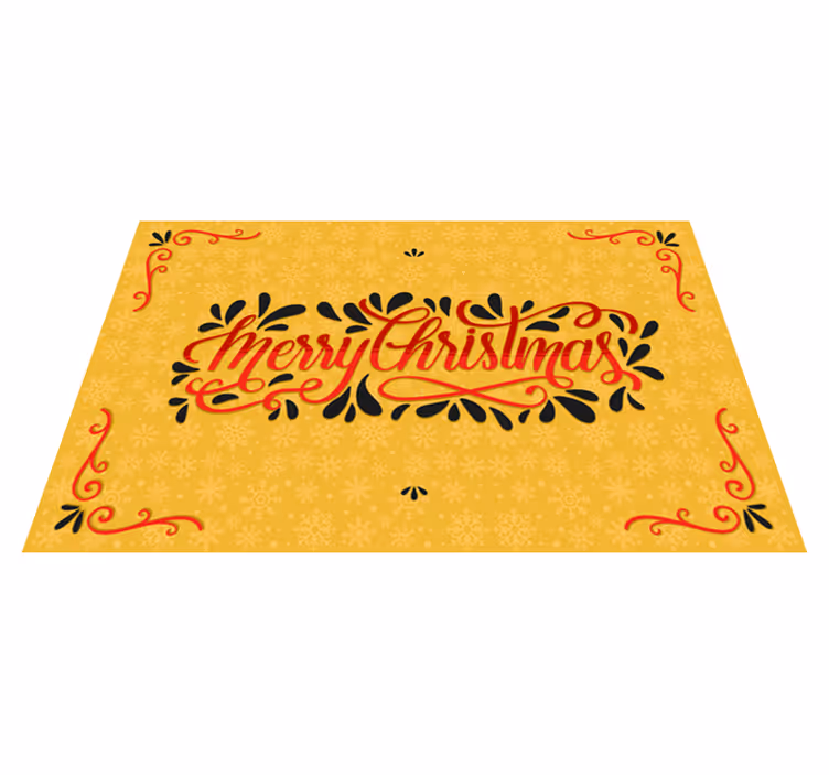 Christmas placemats for a joyful holiday greeting - TenStickers