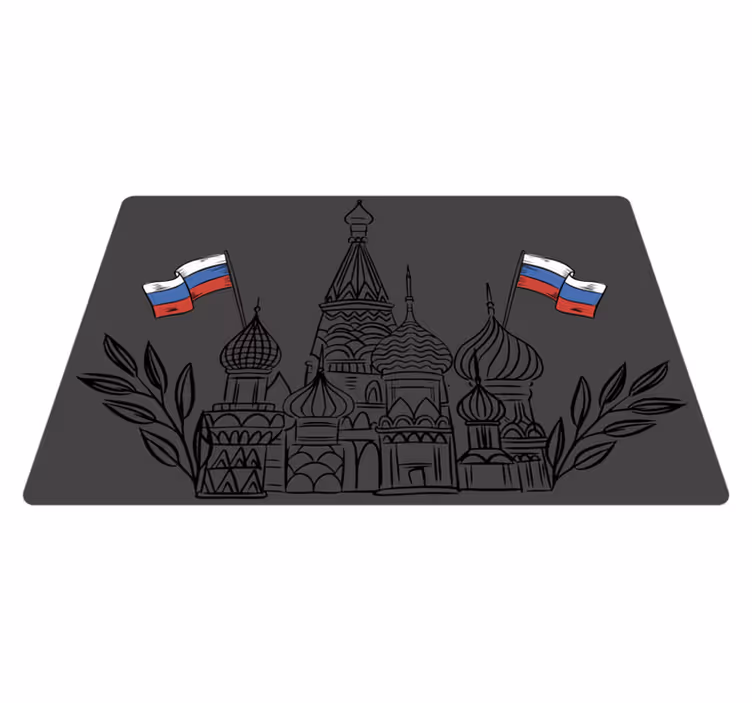 Original placemats russian architectural designs - TenStickers