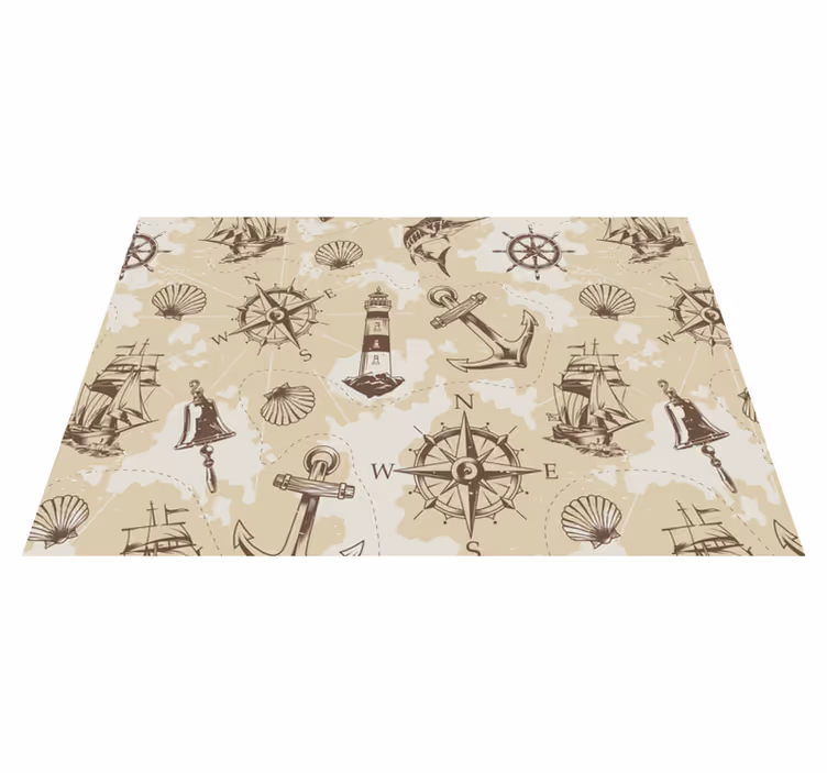 Original placemats nautical inspired designs - TenStickers