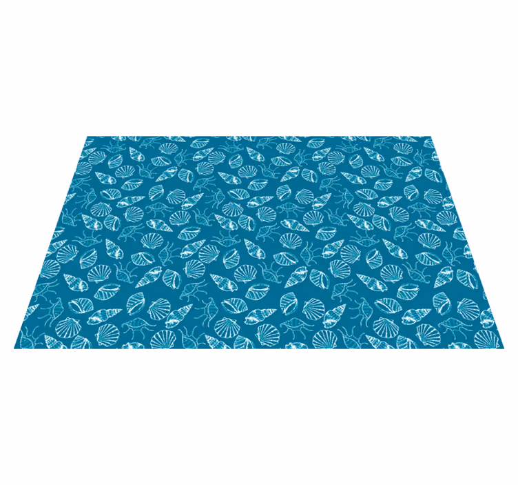 Textured placemats leaf pattern surface - TenStickers