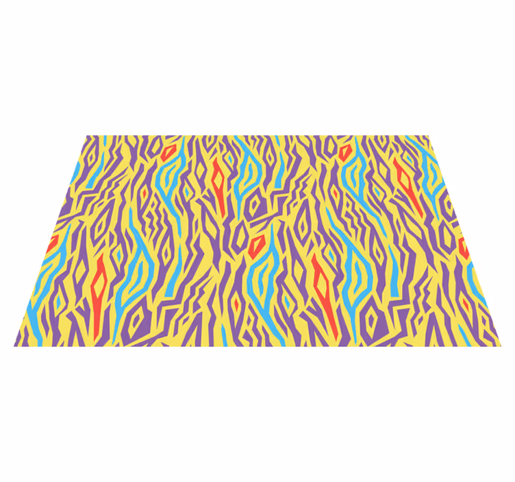 Textured placemats colorful abstract design - TenStickers