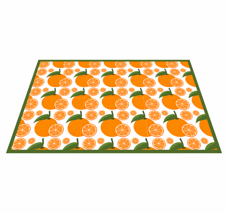 Original placemats citrus wedge design - TenStickers