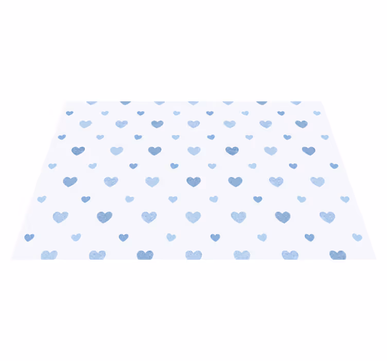 Original placemats light blue heart design - TenStickers