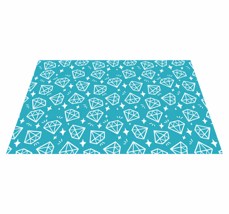 Original placemats diamond pattern design - TenStickers