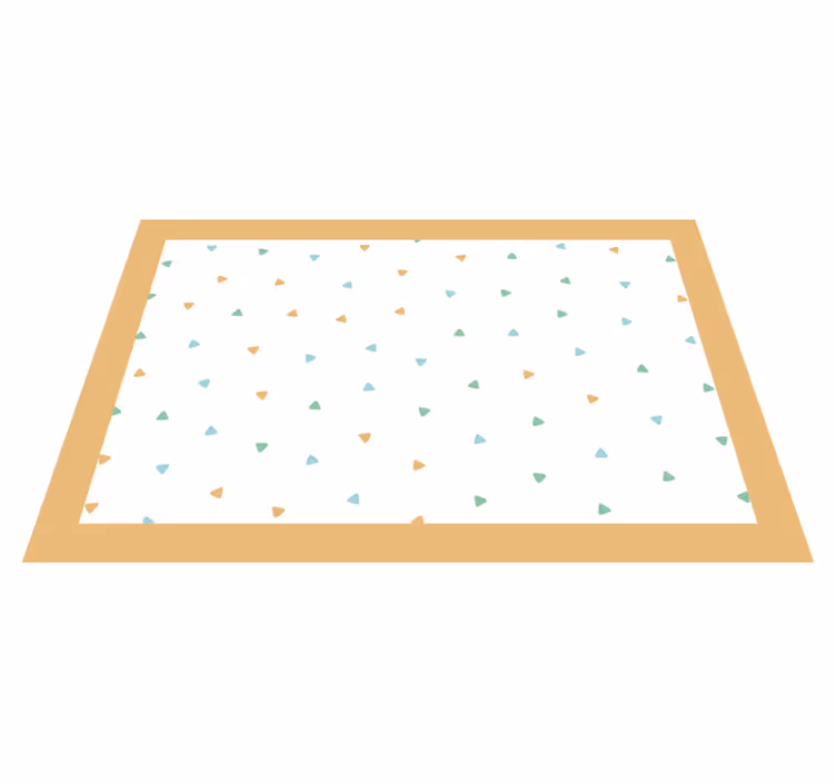 Personalised placemats with stylish triangle design - TenStickers