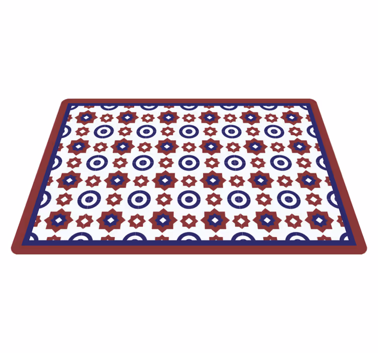 Modern placemats geometric pattern mat - TenStickers
