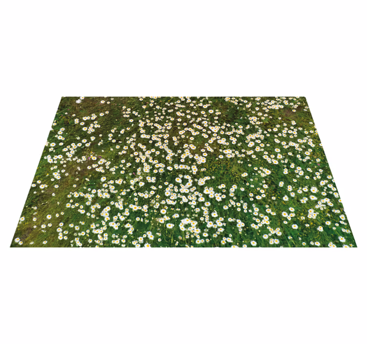 Textured placemats with fresh flower design - TenStickers
