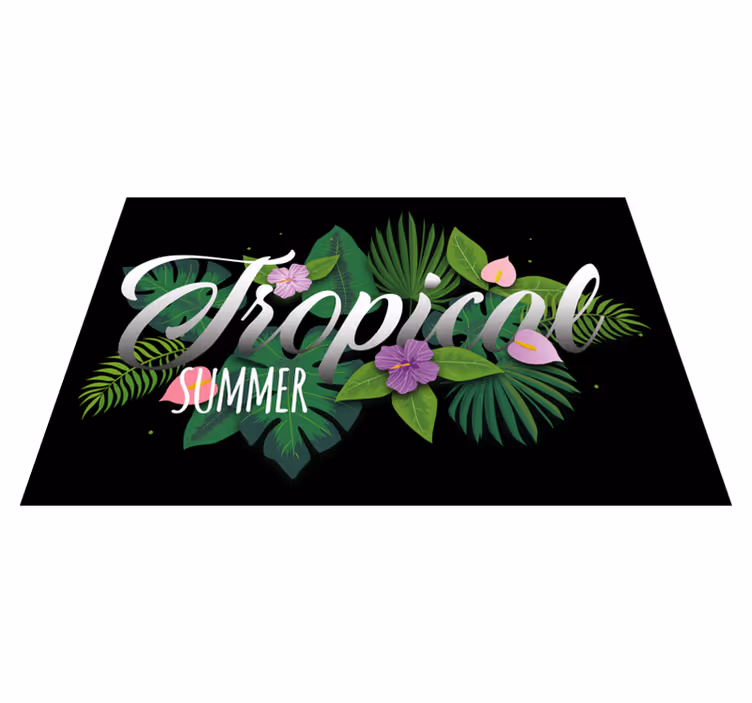 Original placemats tropical summer feel - TenStickers