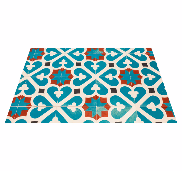 Textured placemats in vibrant geometric design - TenStickers