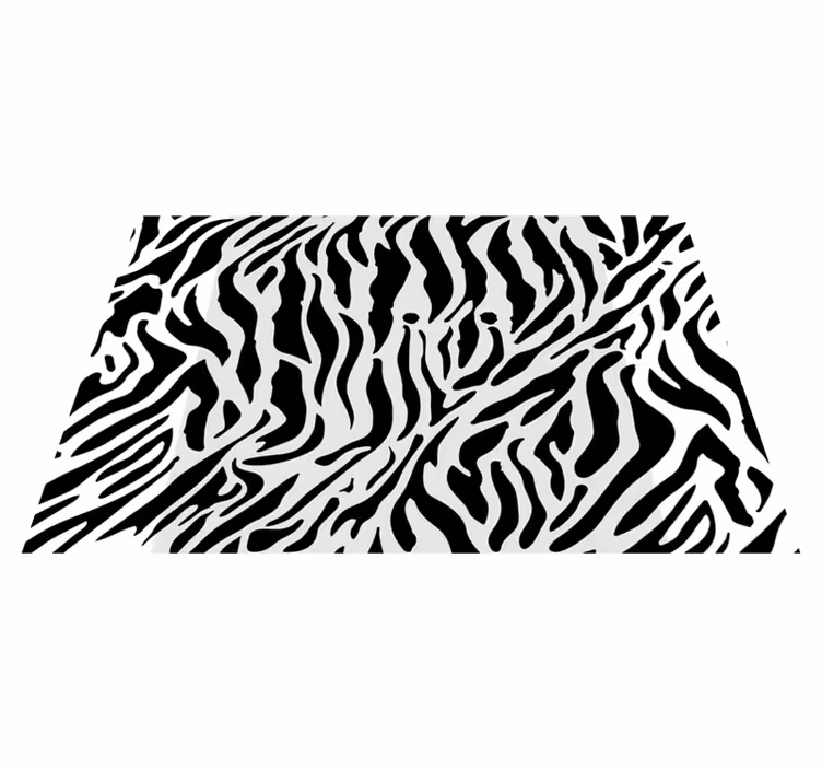 Textured placemats zebra print surface - TenStickers