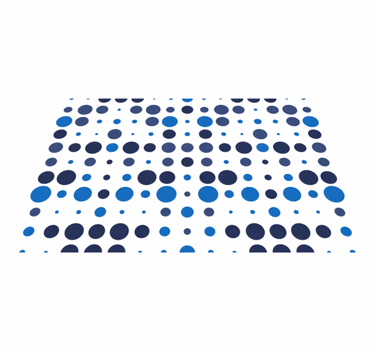 Textured placemats with circular pattern design - TenStickers