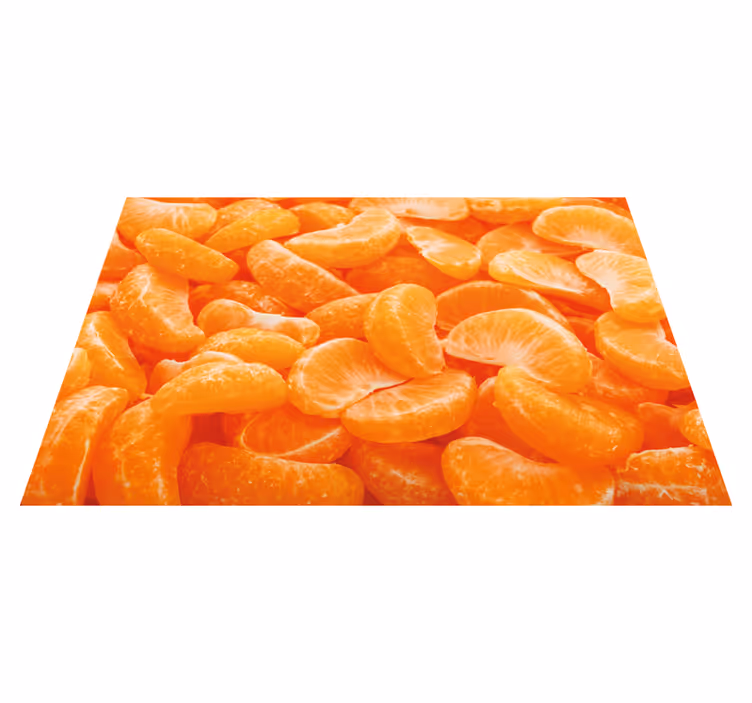 Citrus fruit composition home placemats - TenStickers