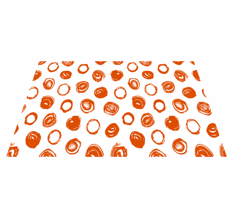 Textured placemats circular brushstroke design - TenStickers