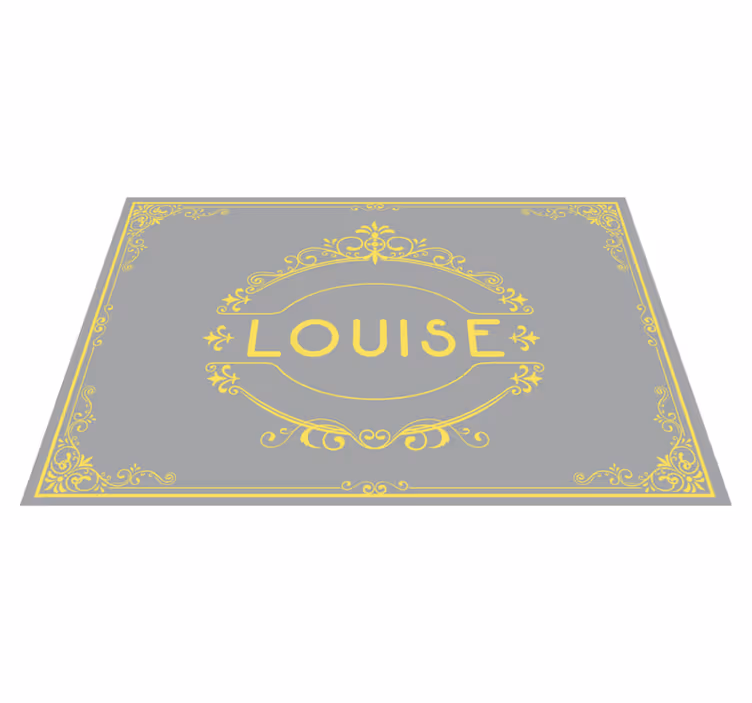 Personalised placemats with elegant name presentation - TenStickers
