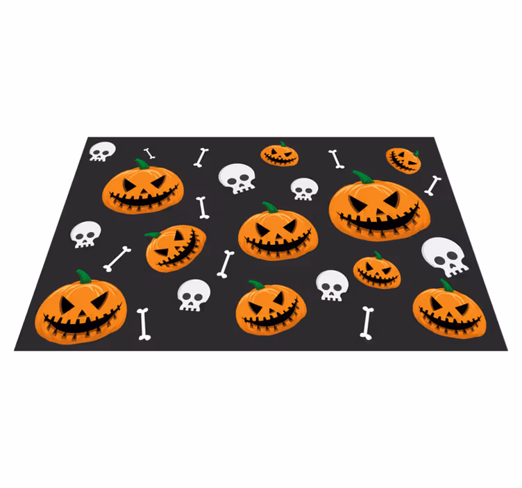 Halloween placemats with pumpkin design - TenStickers