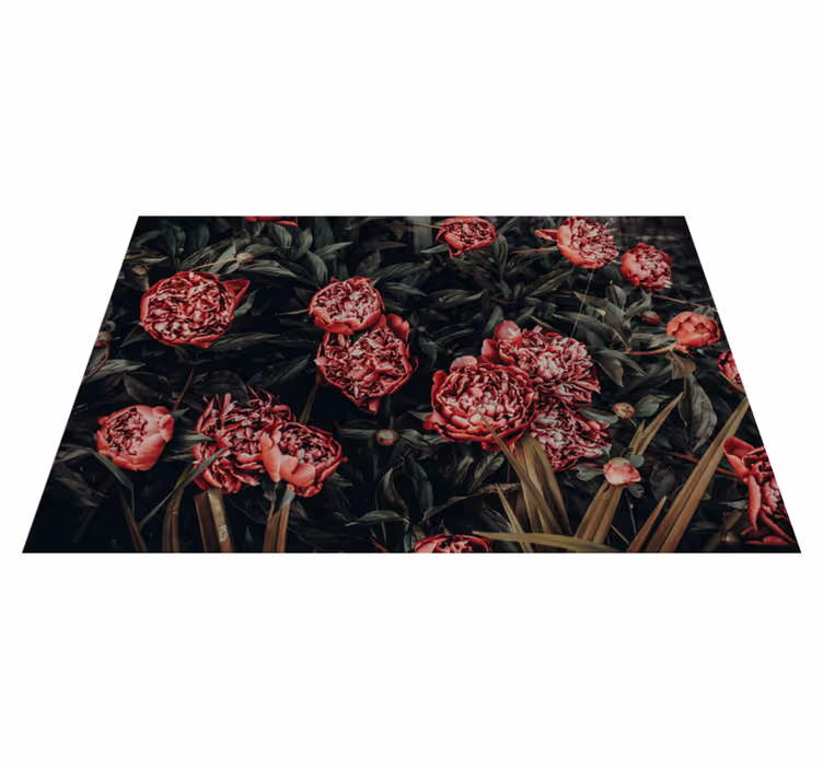 Textured placemats in lively floral design - TenStickers