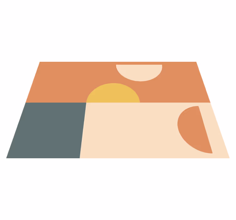 Modern placemats colorful geometric patterns - TenStickers
