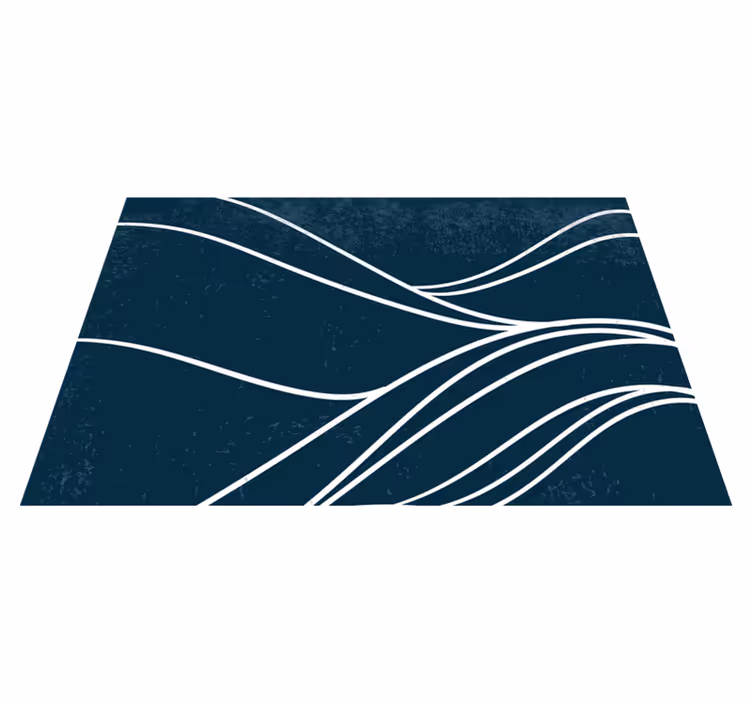 Modern placemats elegant wave design - TenStickers