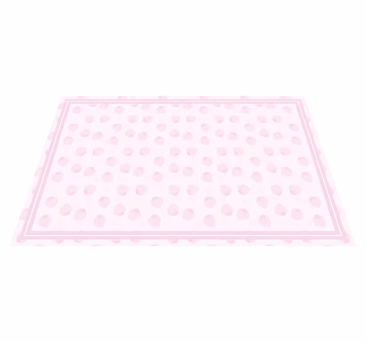 Children placemats strawberry pattern play area - TenStickers