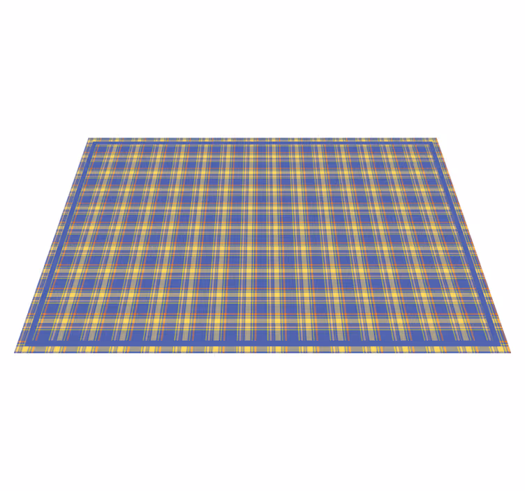 Plaid Pattern Surface textured placemats - TenStickers