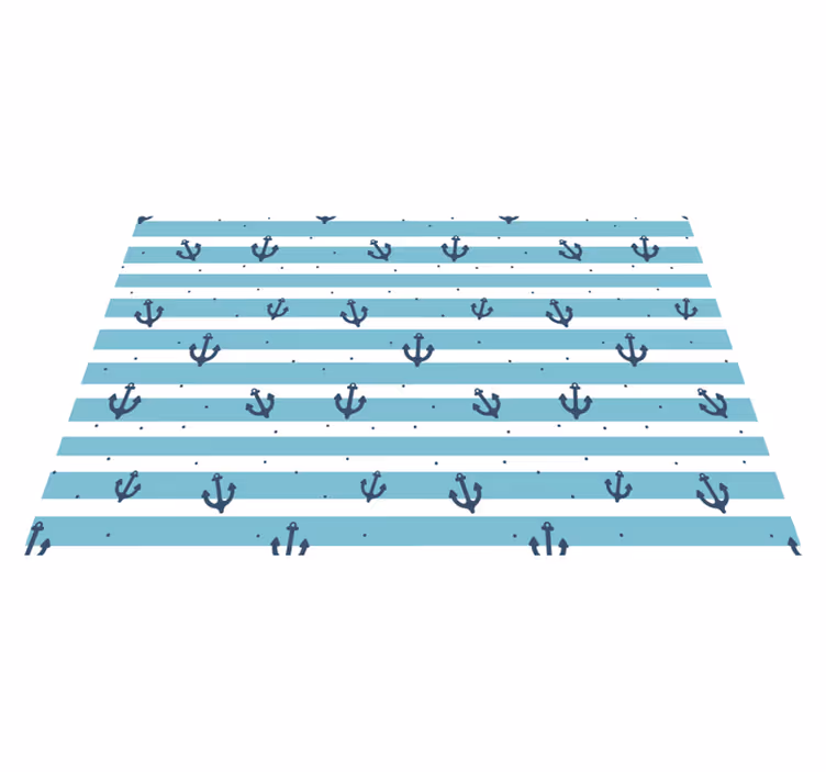 Original placemats anchor pattern stripes - TenStickers
