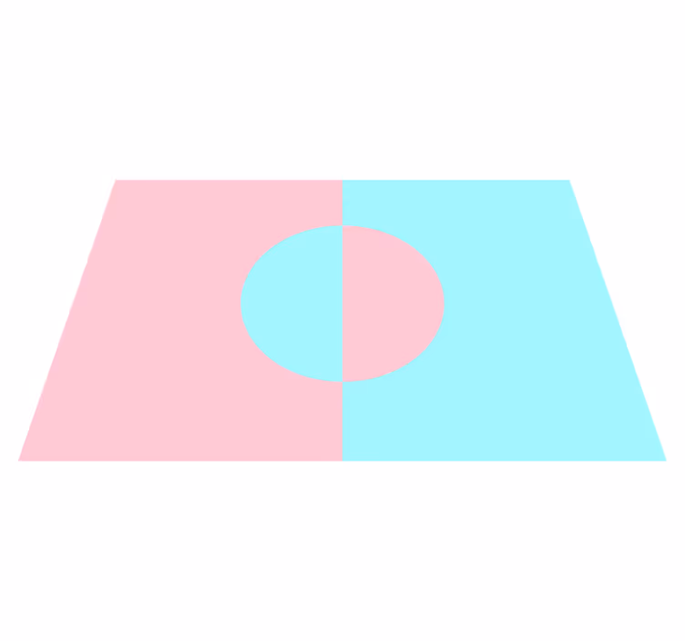 Modern placemats bowl arrangement minimalism - TenStickers