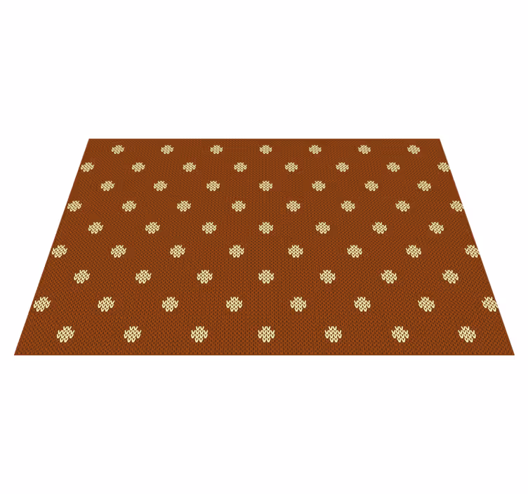 Textured placemat textured dot pattern - TenStickers