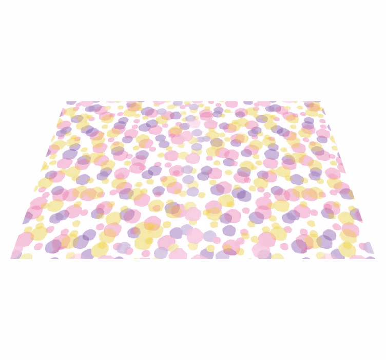 Textured placemats with colorful abstract designs - TenStickers