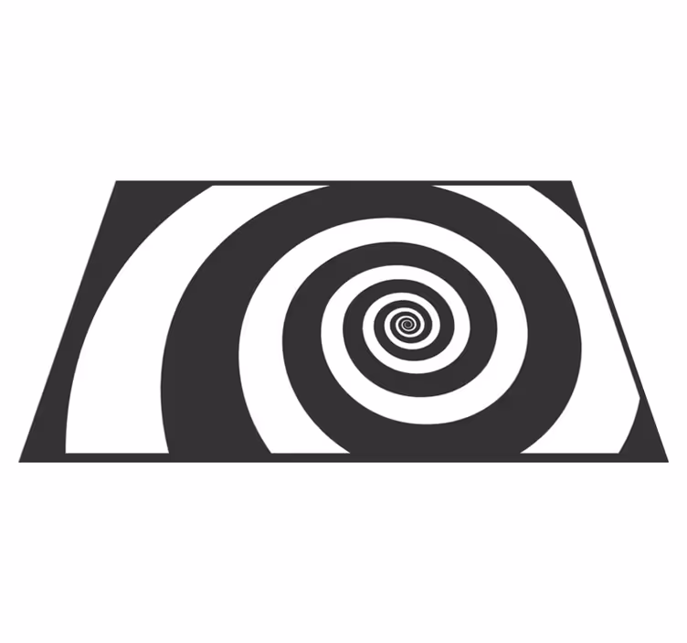 Textured placemats spiral optical effect - TenStickers