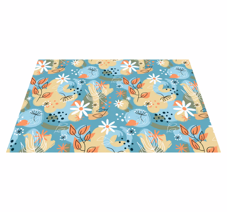 Modern placemats floral inspired tabletop - TenStickers