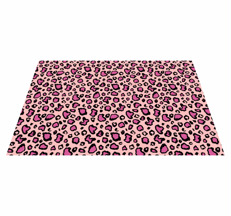 Original placemats pink leopard print - TenStickers