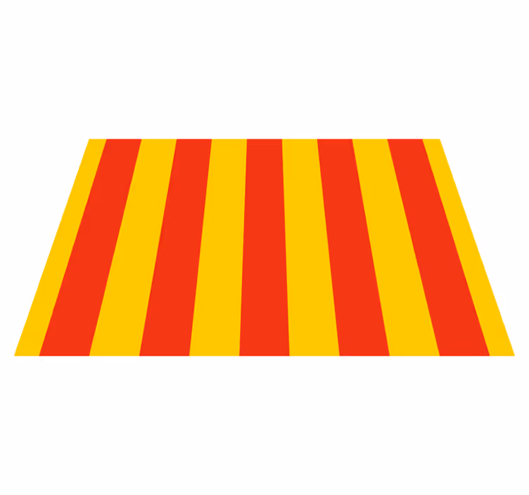 Original placemats bold striped design - TenStickers