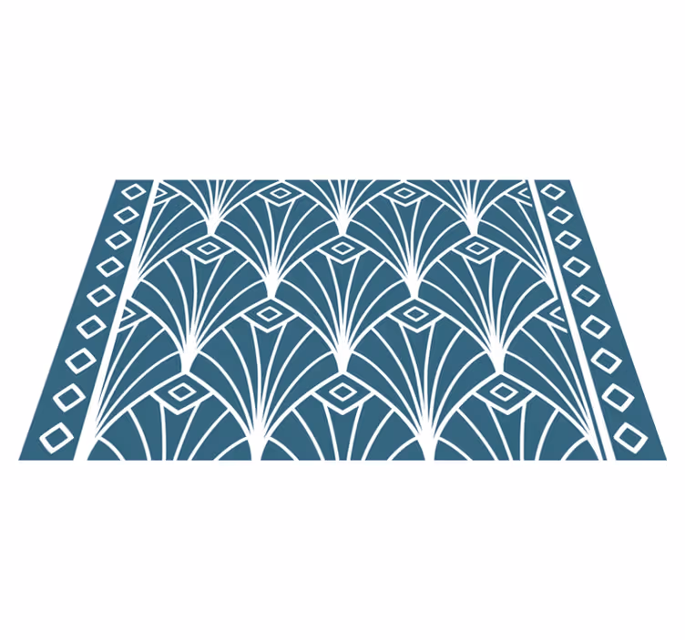 Modern placemats with elegant floral design - TenStickers