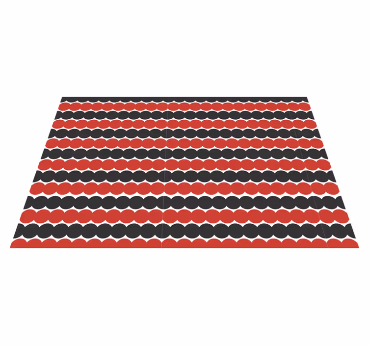 Modern placemats with layered circular design - TenStickers