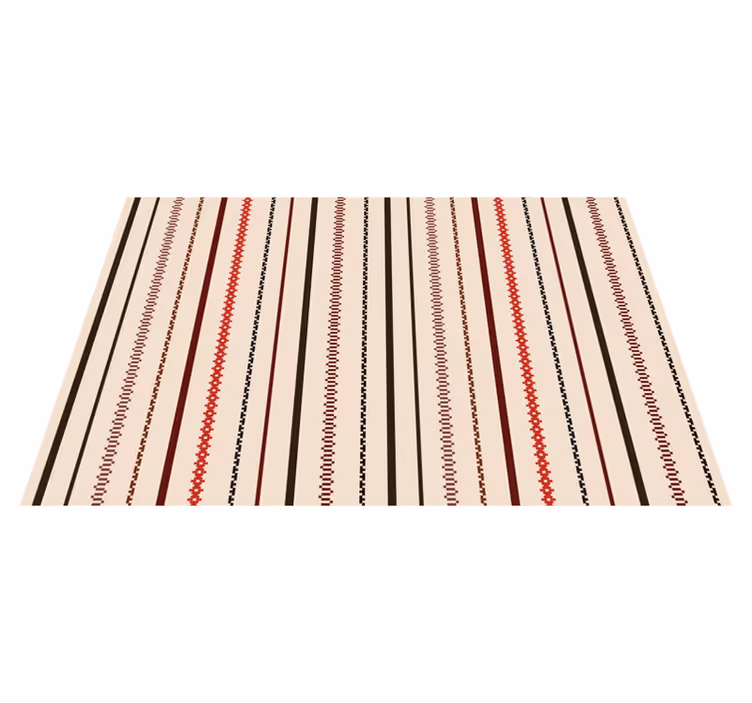 Textured placemat textured striped pattern - TenStickers