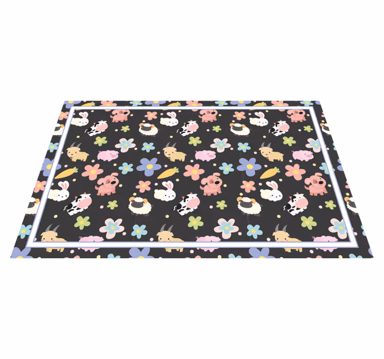 Children placemats with enchanting animal designs - TenStickers