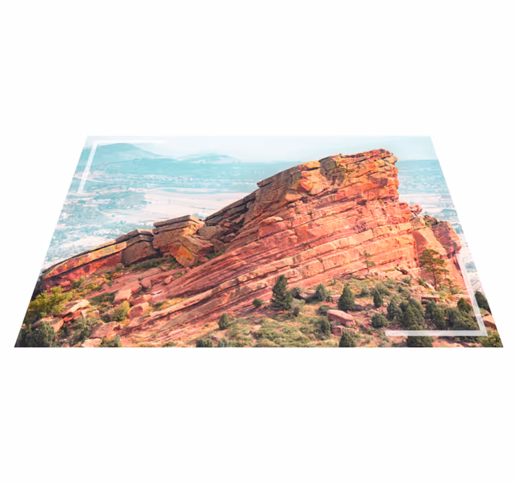 Modern placemats majestic rock formation - TenStickers
